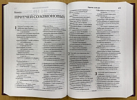 Библия — современный русск. перевод, цвет темно-фиолетовый, тв. пер. без индексов