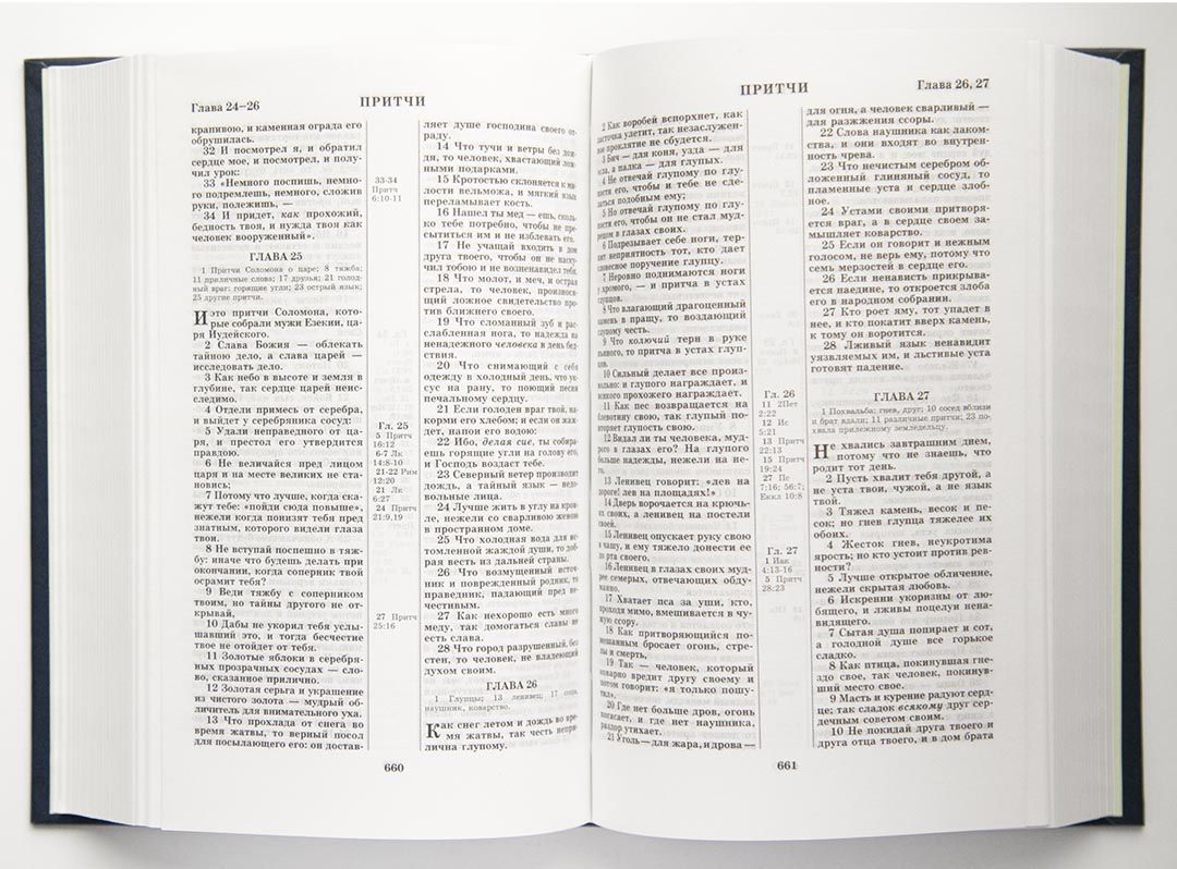 Библия — цвет черный, твердый переплет, без индексов "Колосья"